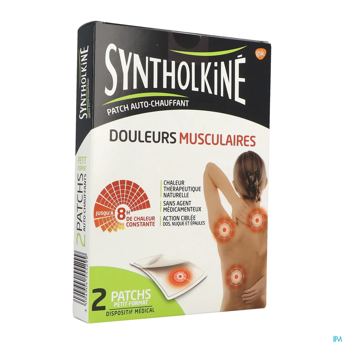 Cerotto riscaldante di piccole dimensioni 13 x 9,5 cm autoadesivo per il trattamento del dolore muscolare