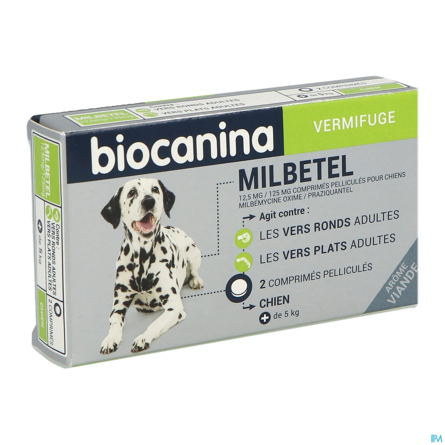 Milbetel Wormer per cani 12,5 mg/125 mg 2 compresse