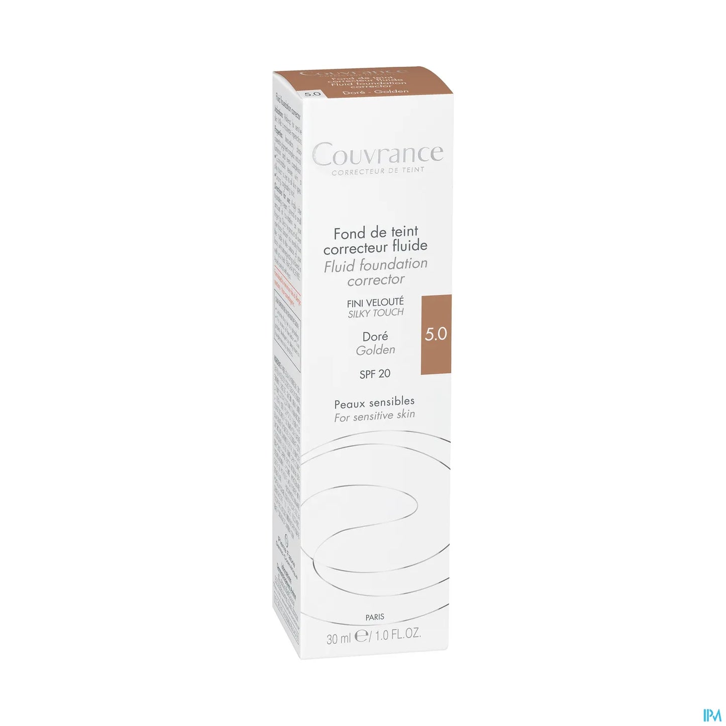 Couvrance Fond de Teint Correcteur Fluide Doré SPF20 30ml