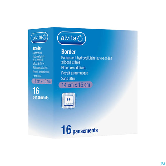 Hydrocellular Dressings Edge 14x15 cm 16 Units