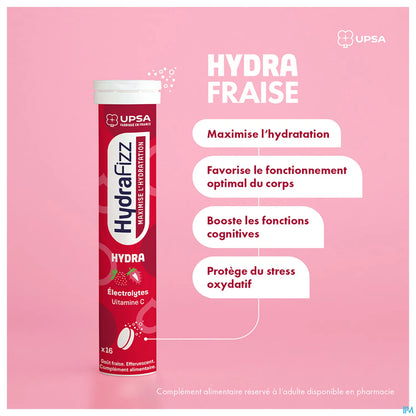 Hydrafizz Hydra Gusto Fragola 16 Compresse Effervescenti
