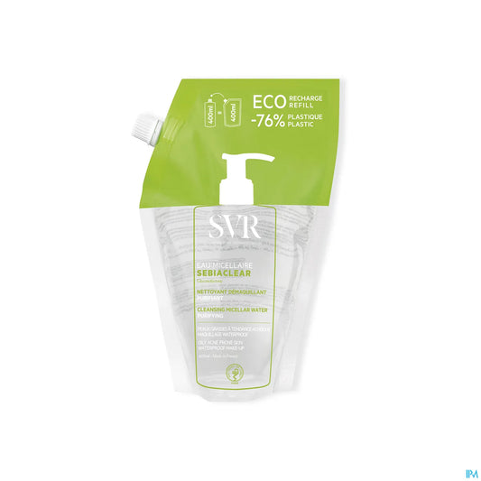 SVR Sebiaclear Eau Micellaire Éco Recharge 400 mL
