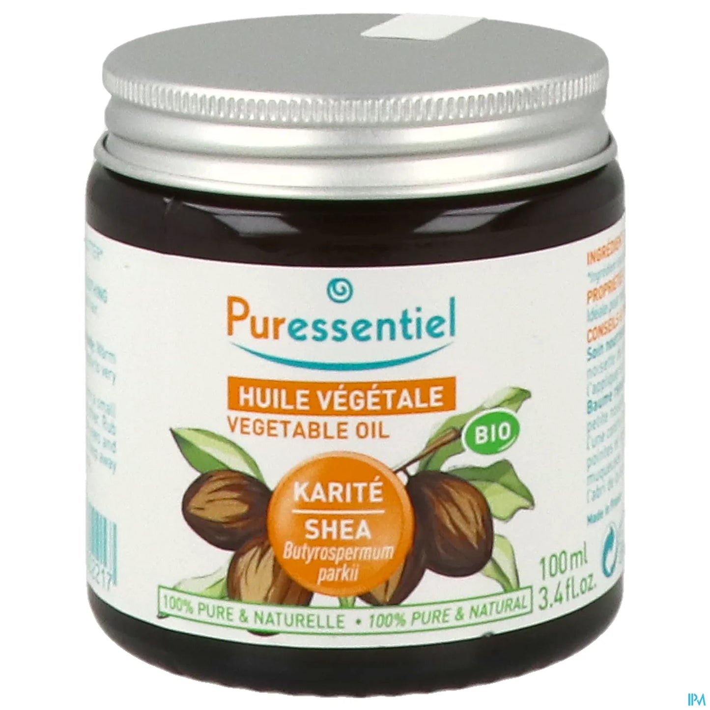 Huile Végétale Bio Karite 100ml