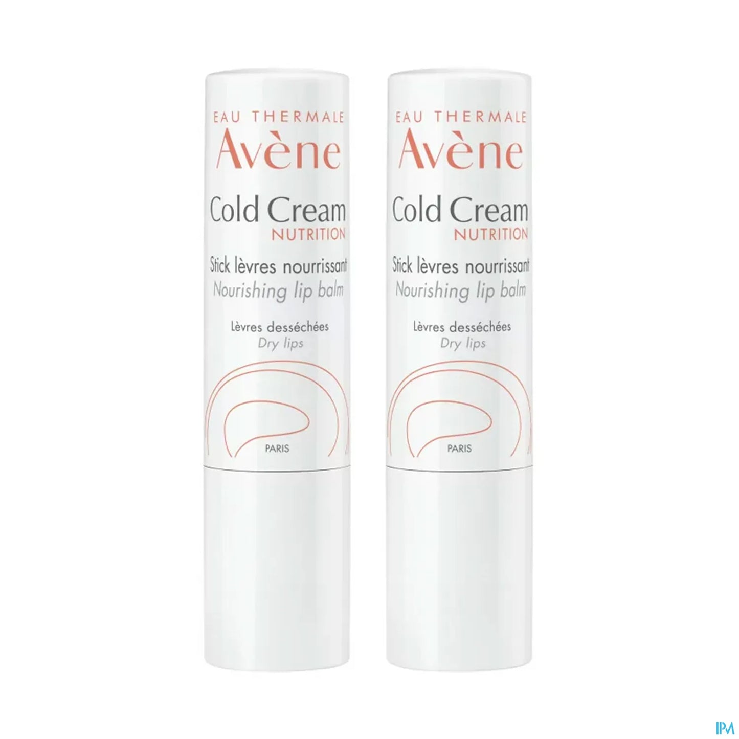 Cold Cream Stick Lèvres Nutrition Lot de 2x4g