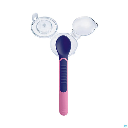 Cuillère Thermo-Sensible Verte et Housse x2