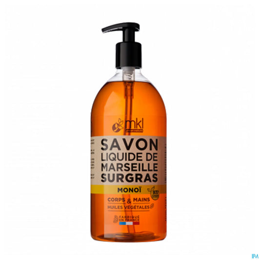 Green Nature Savon de Marseille Liquide Monoï 1L