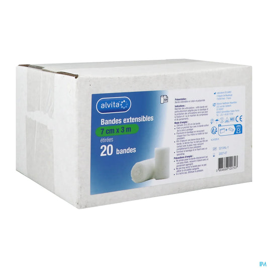 Bande Extensible 7 cm x 3 m 20 Unités