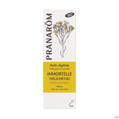 Organic Vegetable Oil Immortelle Helichrysum Italiana 30ml