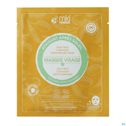 Green Nature Masque Visage Apaisant Bio-Cellulose 1 Unité