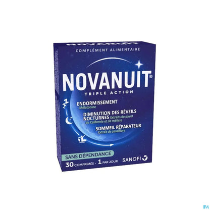 Sanofi Novanuit Triple Action 30 Comprimés