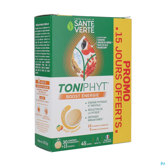 Santé Verte Toniphyt Boost Orange 45 comprimés