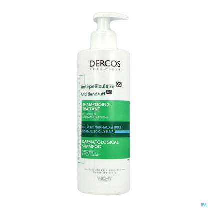Dercos Shampooing Antipelliculaire Cheveux Normaux à Gras 390ml