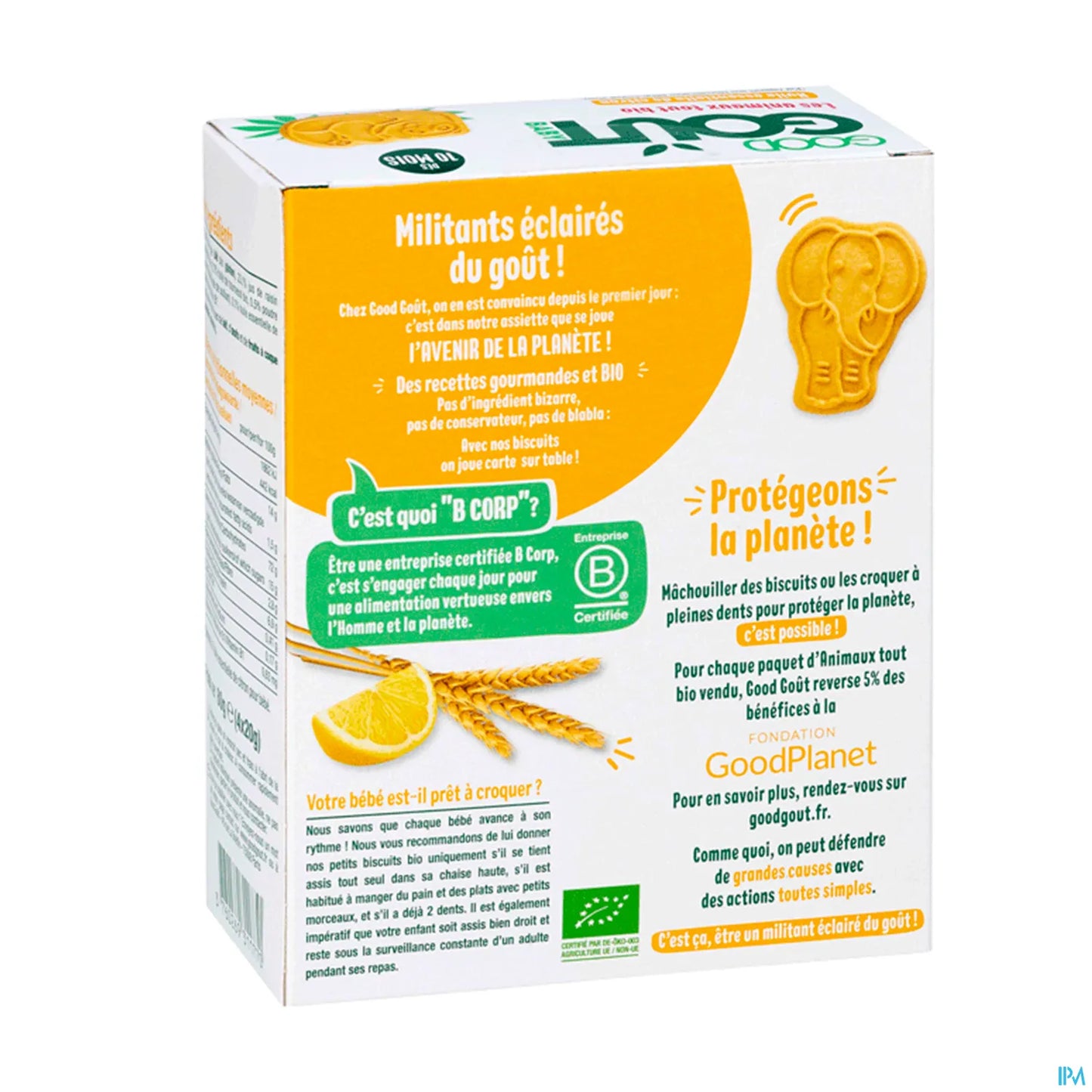 Lemon Animal Biscuits 80g