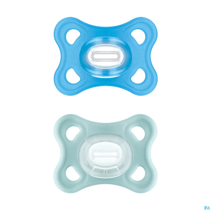 2 Sucettes Comfort Silicone 2-6 Mois