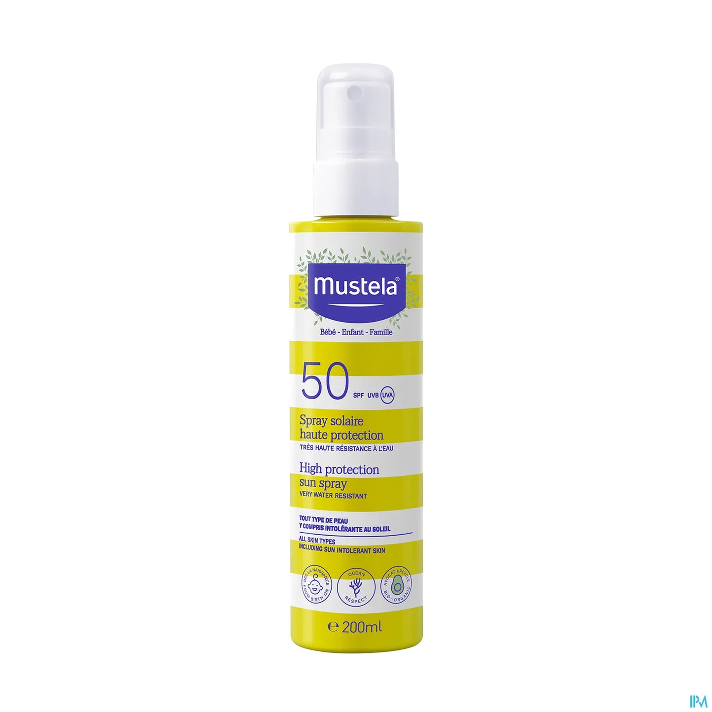 Spray Solaire Haute Protection SPF50 200ml