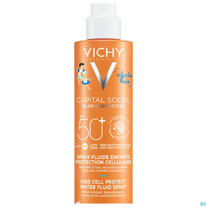 Capital Soleil Spray Fluido all'Acqua per Bambini SPF50+ 200ml