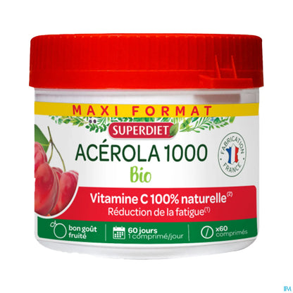 Acérola 1000 Bio 60 Comprimés