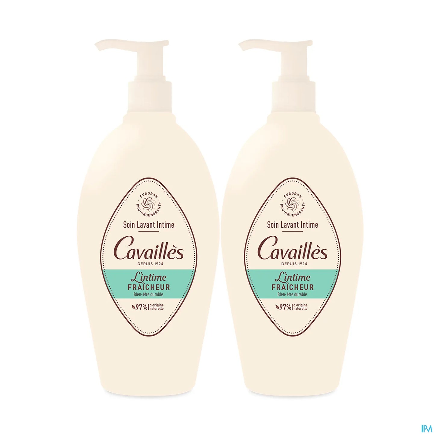 Confezione da 2 x 250 ml di detergente intimo fresco