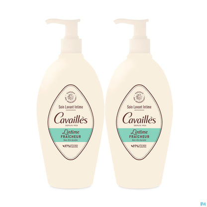Confezione da 2 x 250 ml di detergente intimo fresco