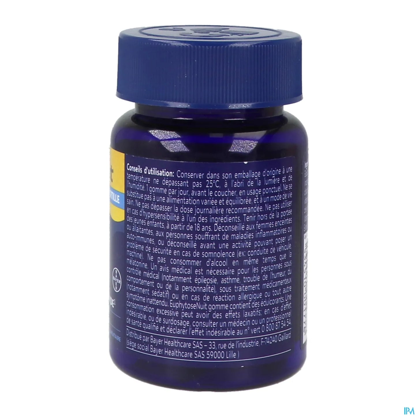 Euphytose Nuit Gommes Myrtille - 30 Gommes