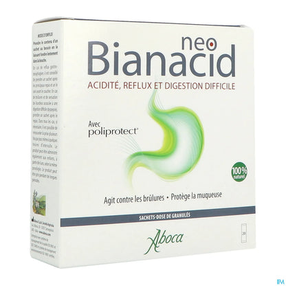 Neo Bianacid Reflux Et Difficult Digestion 20 Sachets