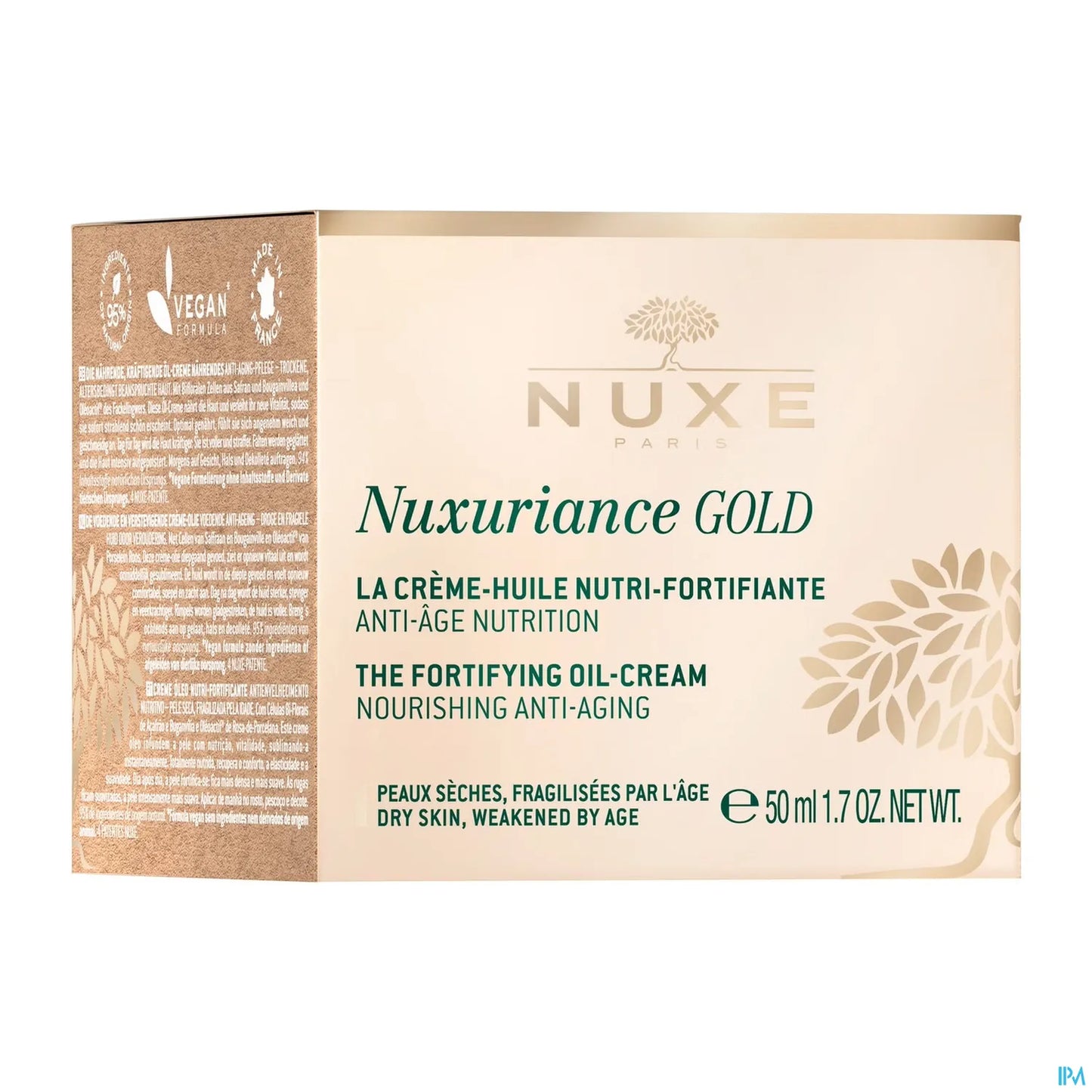 Crème Huile Nutri Fortifiante Nuxuriance Gold 50 ml