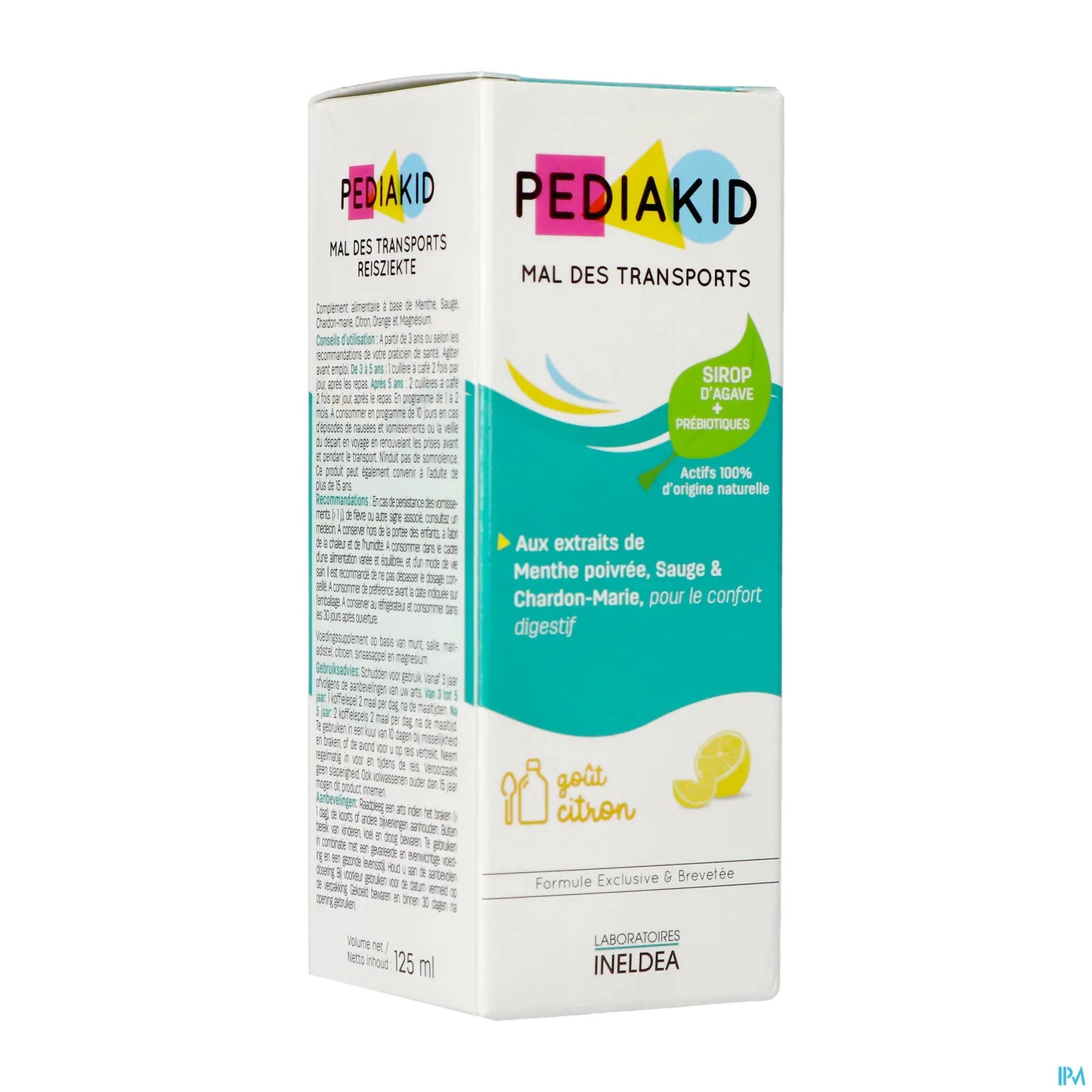 Ineldea Pediakid Nausea Vomiting Motion Sickness Syrup 125ml