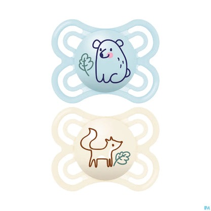 Perfect Sucette Silicone Bébé 2-6 Mois 2 Pièces