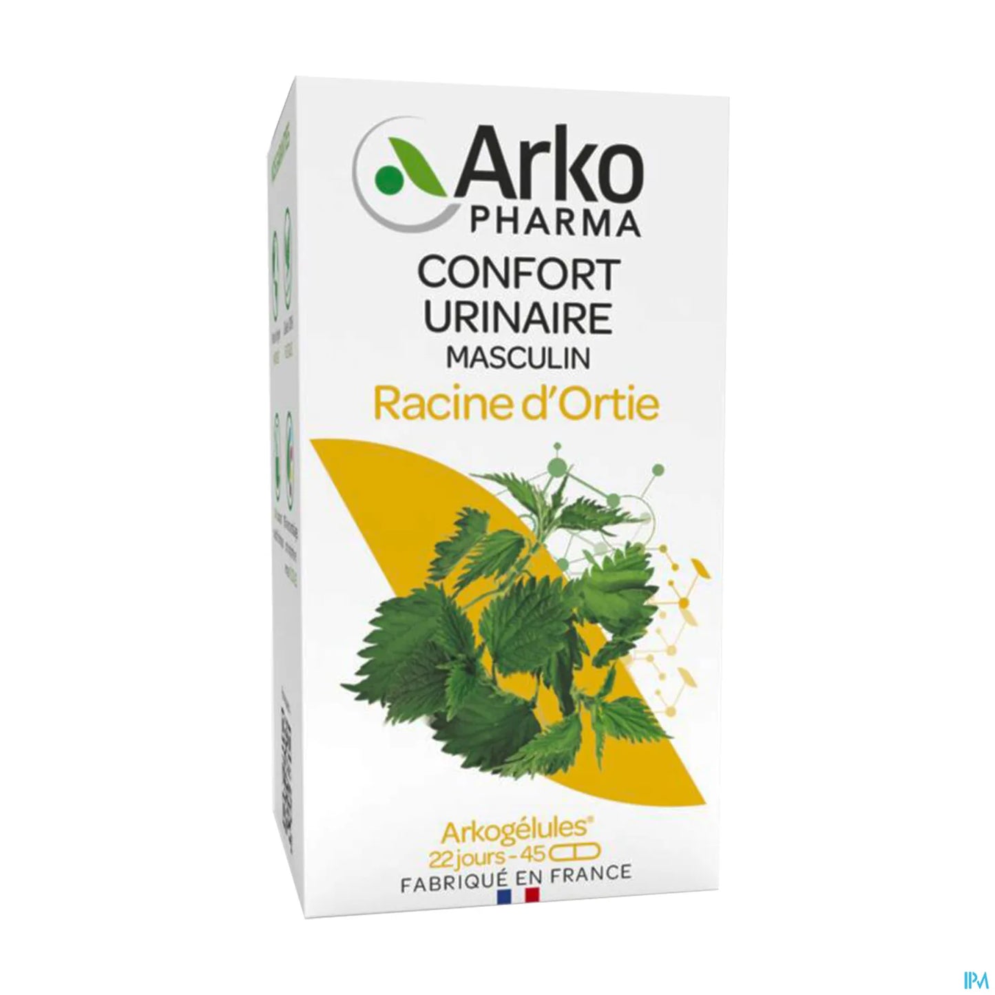 Arkogélules Racine d'Ortie 580mg - Boîte de 45 Gélules
