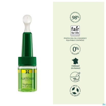 Triphasic Progressive Traitement antichute 8 x 5,5 ml