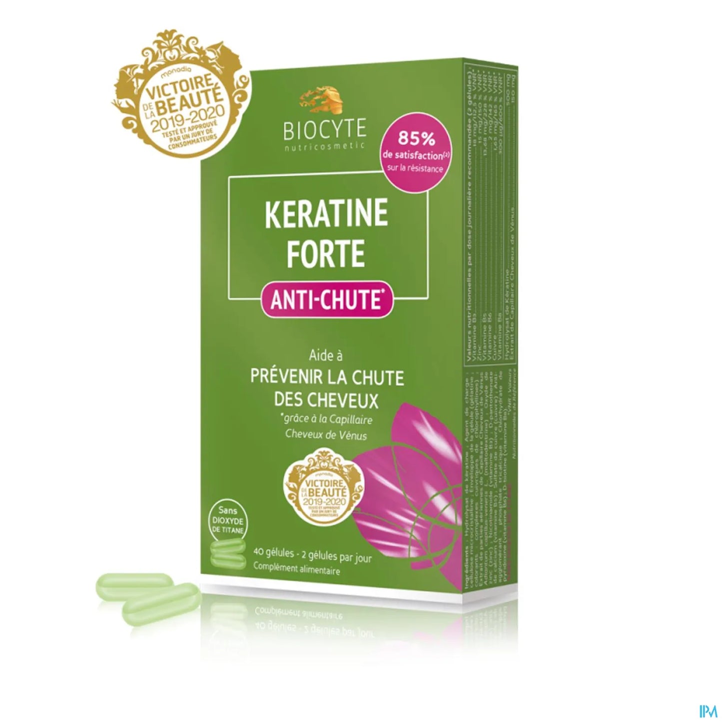 Biocyte Kératine Forte Anti Chute 40 gélules