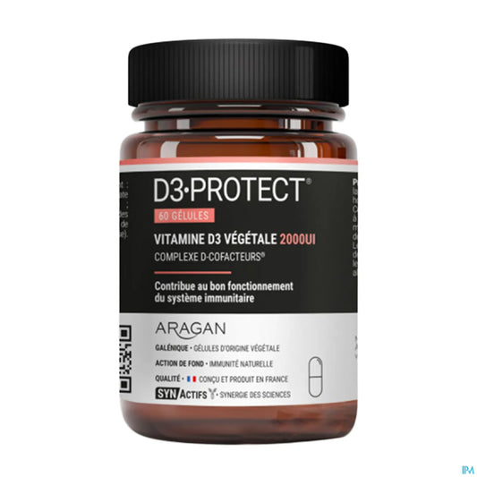 Synactifs Vitamine D3 Protect 60 Gélules