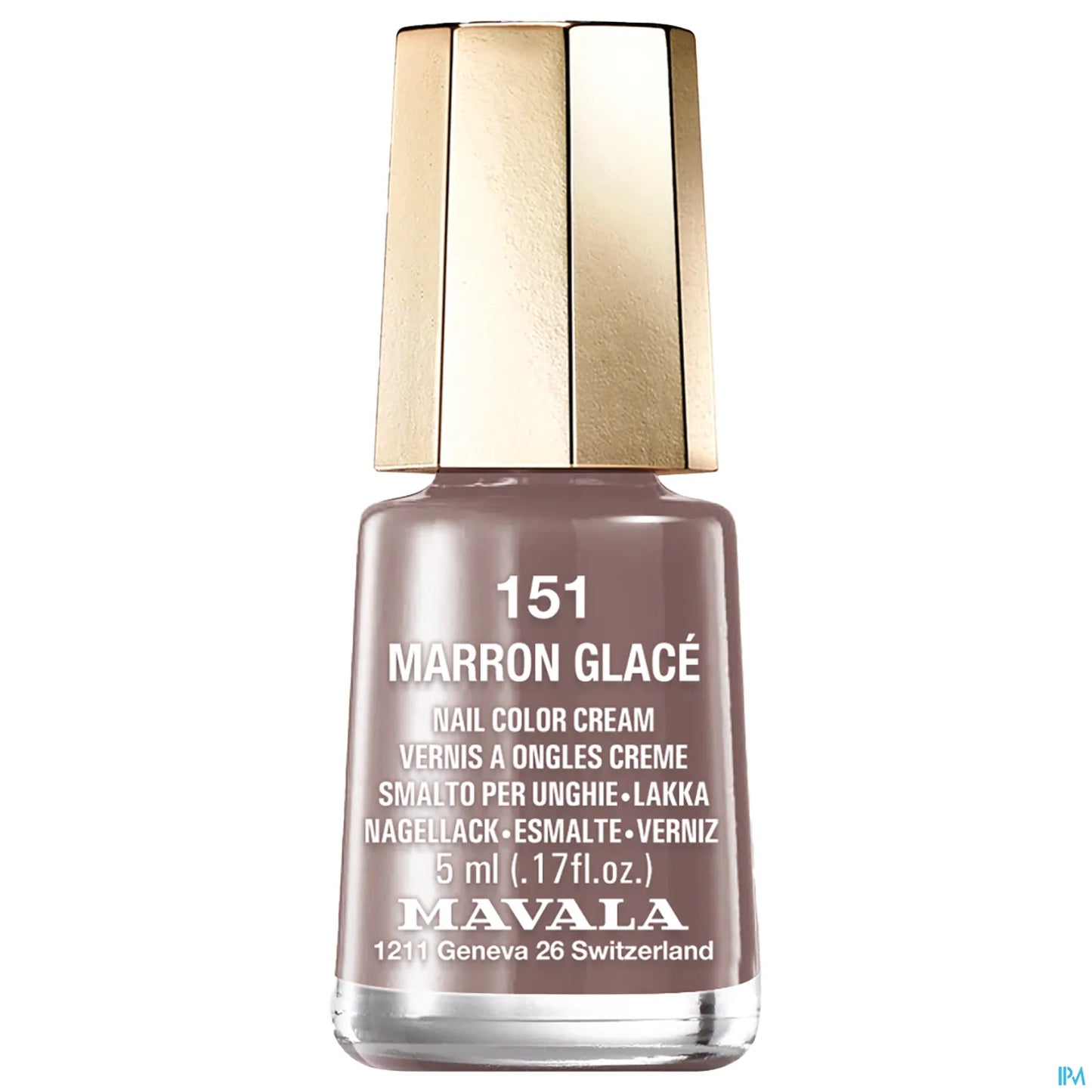 Mini Ice Brown Varnish Cream 151 Bottle 5ml