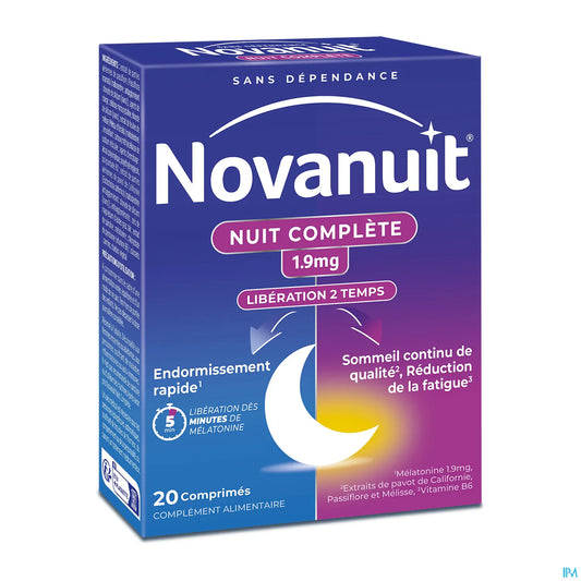 Novanuit Nuit Complète 20 comprimés
