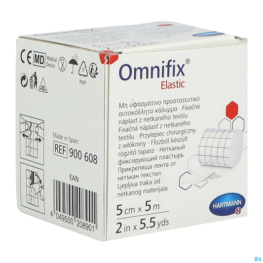 Bande Adhésive Non Tissée Élastique 5 cm x 5 m