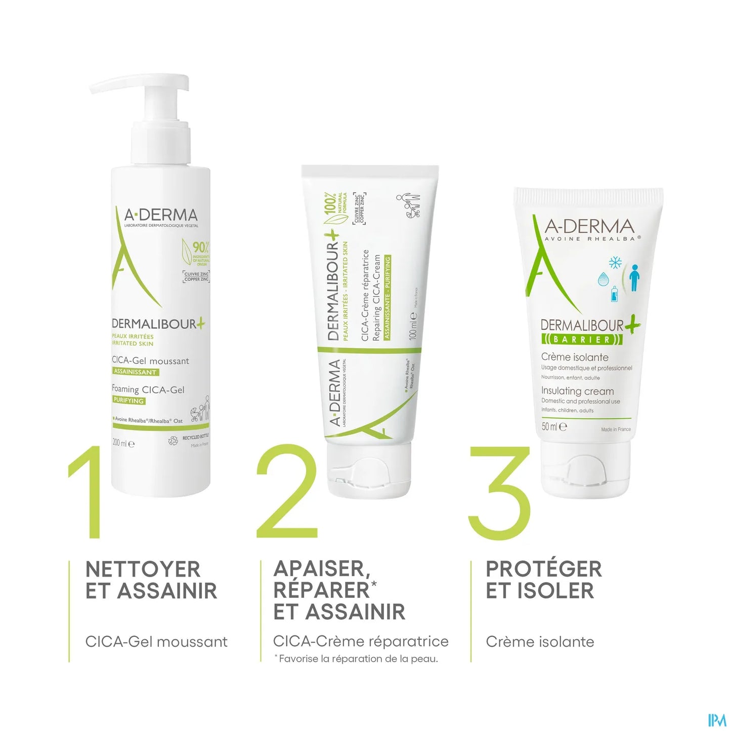 Dermalibour+ Cica Gel Moussant Assainissant 100ml