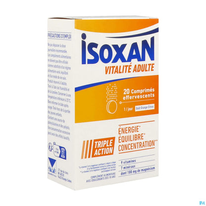 Vitalité Adulte 20 Comprimés Effervescents