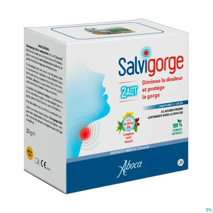 Salvigorge 2Act 20 Comprimés à Sucer