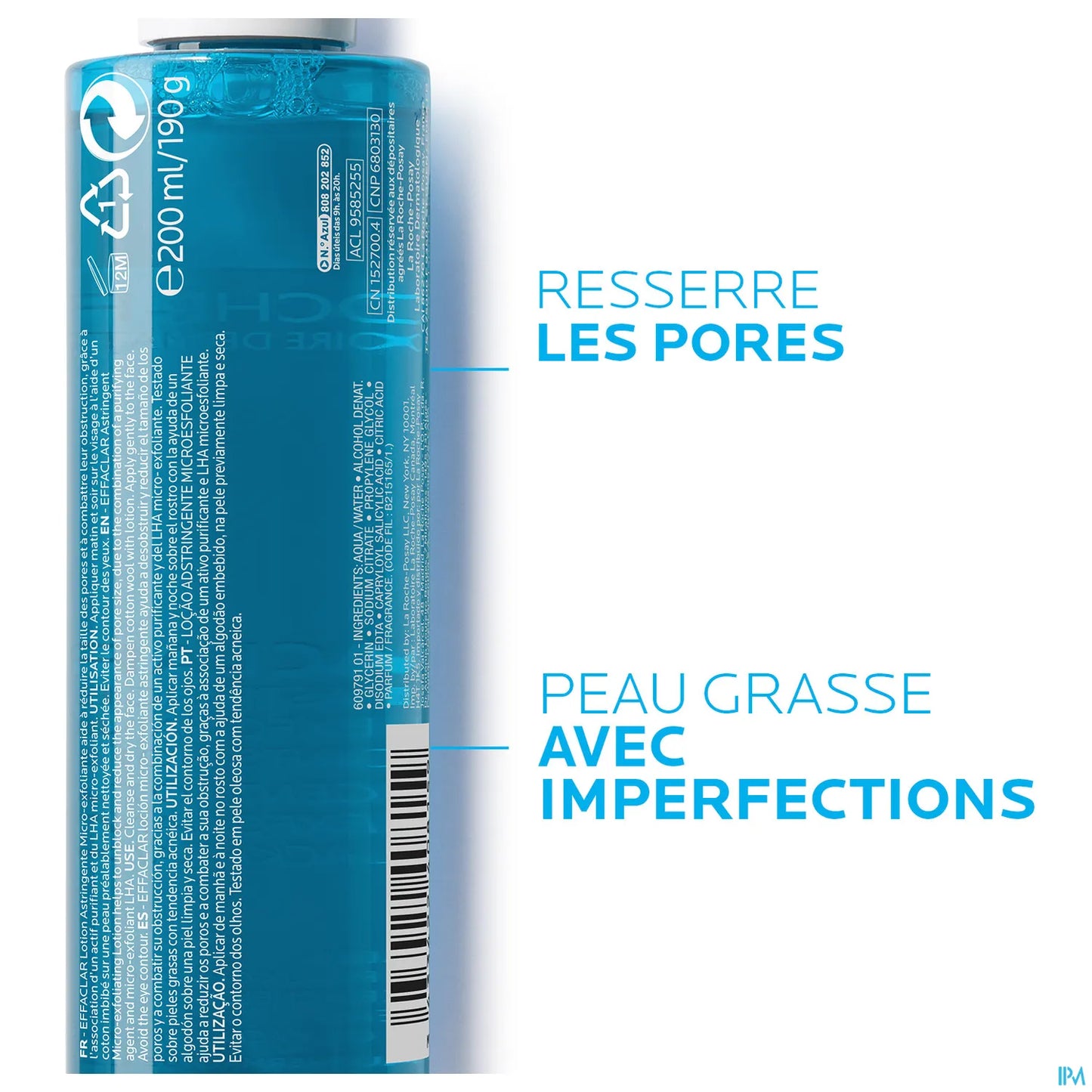 Effaclar Lotion Astringente Peau Grasse 200ml