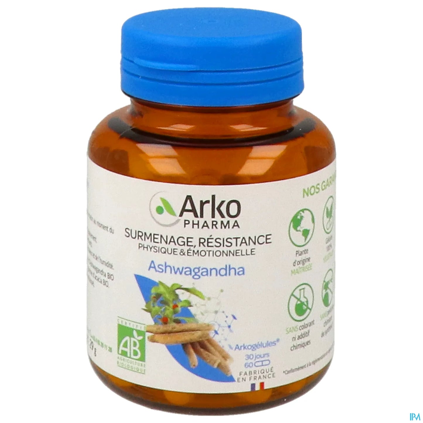 Arkogélules Ashwagandha Bio 60 Gélules