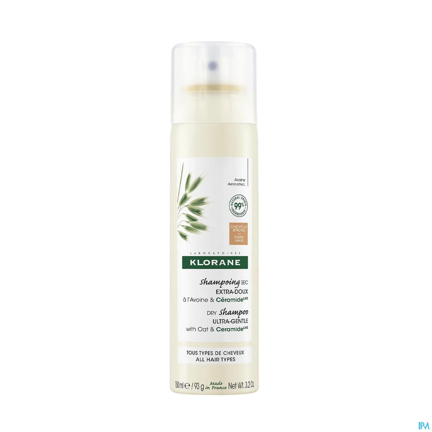 Shampoo secco all'avena colorato 150 ml