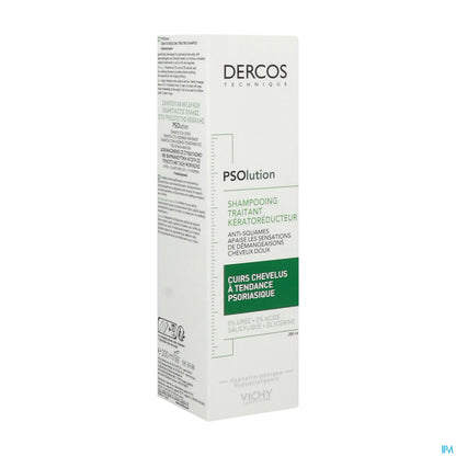 Dercos PSOlution Shampooing Traitement Kératoréducteur 200ml