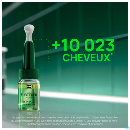 Triphasic Progressive Traitement antichute 8 x 5,5 ml