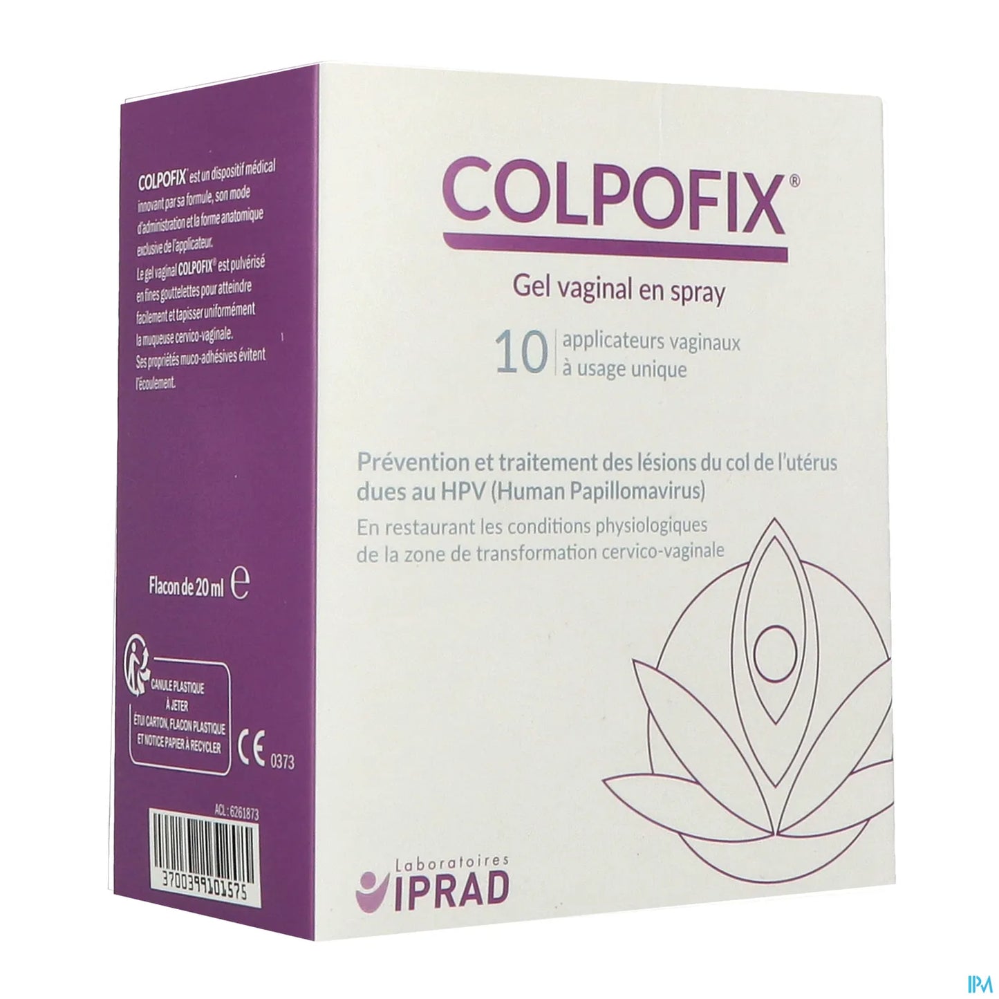 Laboratoires Iprad Colpofix Gel Vaginal en Spray 20ml 10 Applicateurs