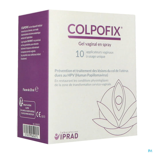 Laboratoires Iprad Colpofix Gel Vaginal en Spray 20ml 10 Applicateurs