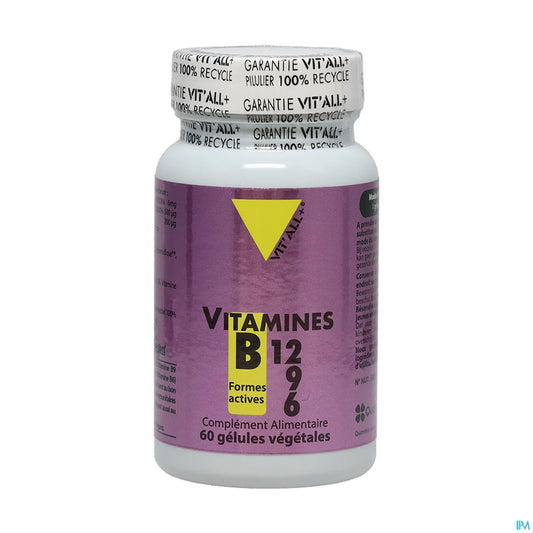 Vitamines B12 B9 B6 60 Gélules Végétales