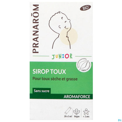 Aromaforce Junior Sirop Toux 20x5ml