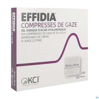 Compresse Imprégnée 10x10cm 10 Pièces