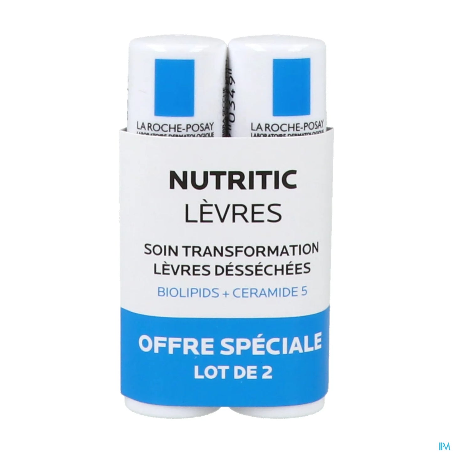 Nutritic Lèvres Lot de 2 x 4,7 ml