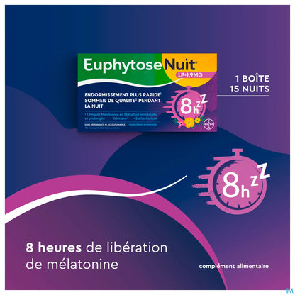 Santé Euphytose Nuit LP 1.9mg 30 Comprimés